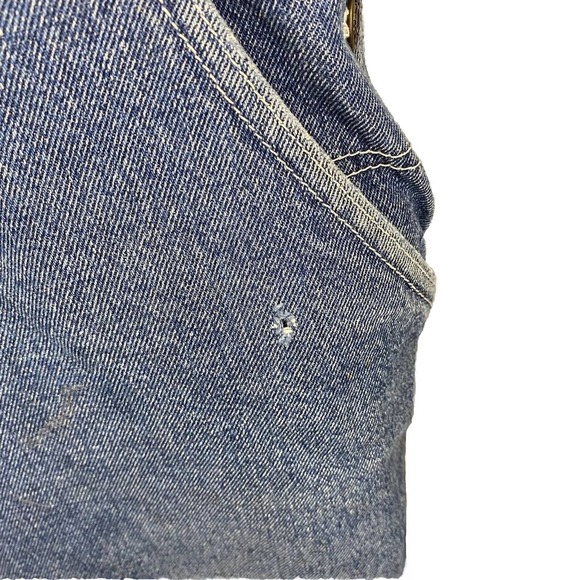 90s Vintage Guide Gear Denim Coveralls‎ Overalls Outerwear VTG 2XL Distressed - Picture 10 of 12